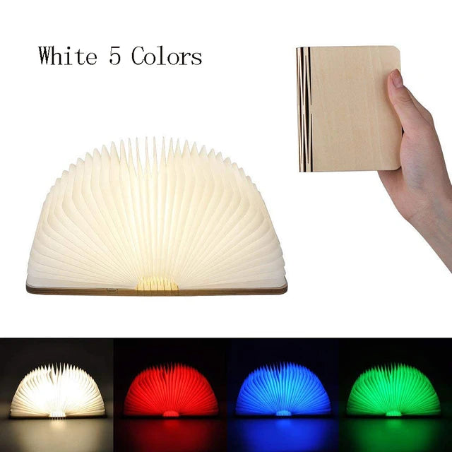 Wooden Book Light