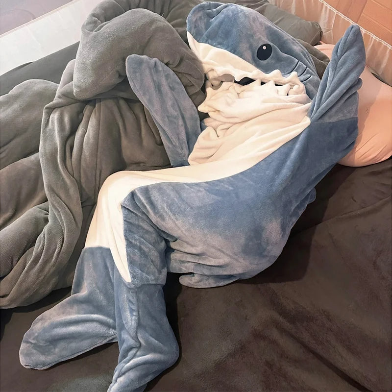 Wearable Shark Sleeping Blanket