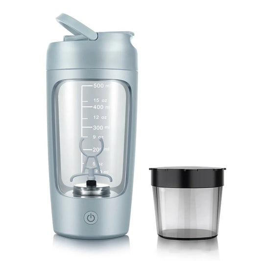 Electric Protein Shaker Cup with Powder Storage