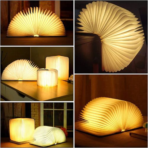 Wooden Book Light