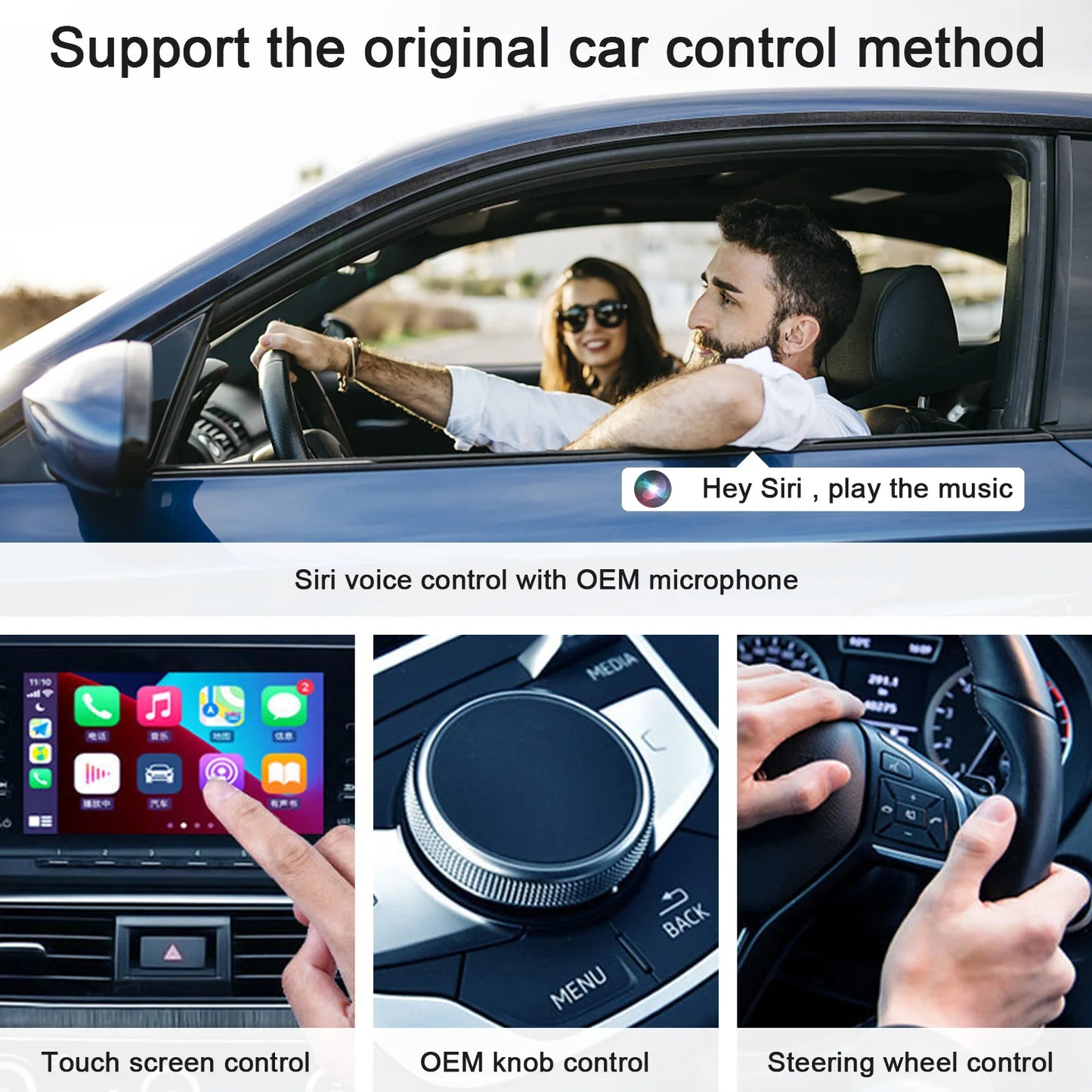 Wireless CarPlay Adapter For Android & Apple